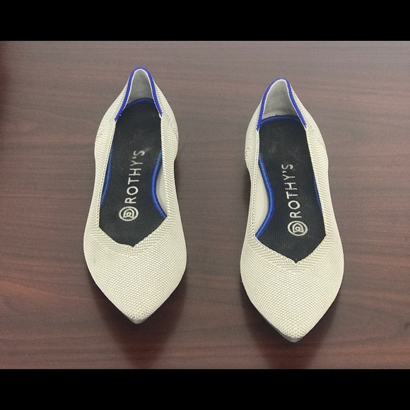 Rothys point Flax Birdseye Flats - Picture 1 of 8